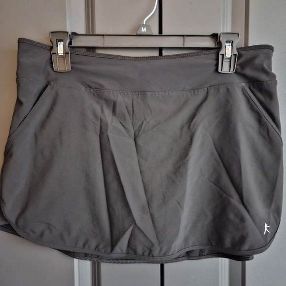 Danskin Pants - Danskin Womens Black Skort Sz M Tennis Gold Pickleball